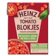 Heinz tomato frito, polpa, blokjes, gepelde- of gezeefde tomaten*
